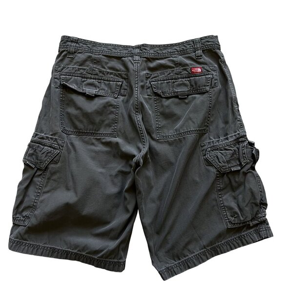 The North Face Mens 34 Utility Cargo Shorts Charcoal Gray Gorpcore Skater Grunge - Picture 3 of 11